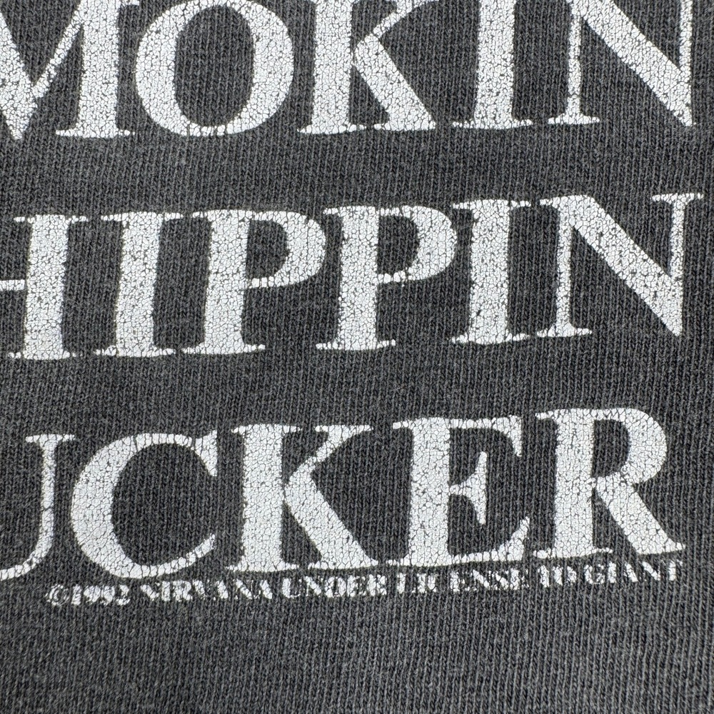 Nirvana Circles of Hell Vintage Graphic T-Shirt Faded Black Distressed XL - Picture 4 of 16